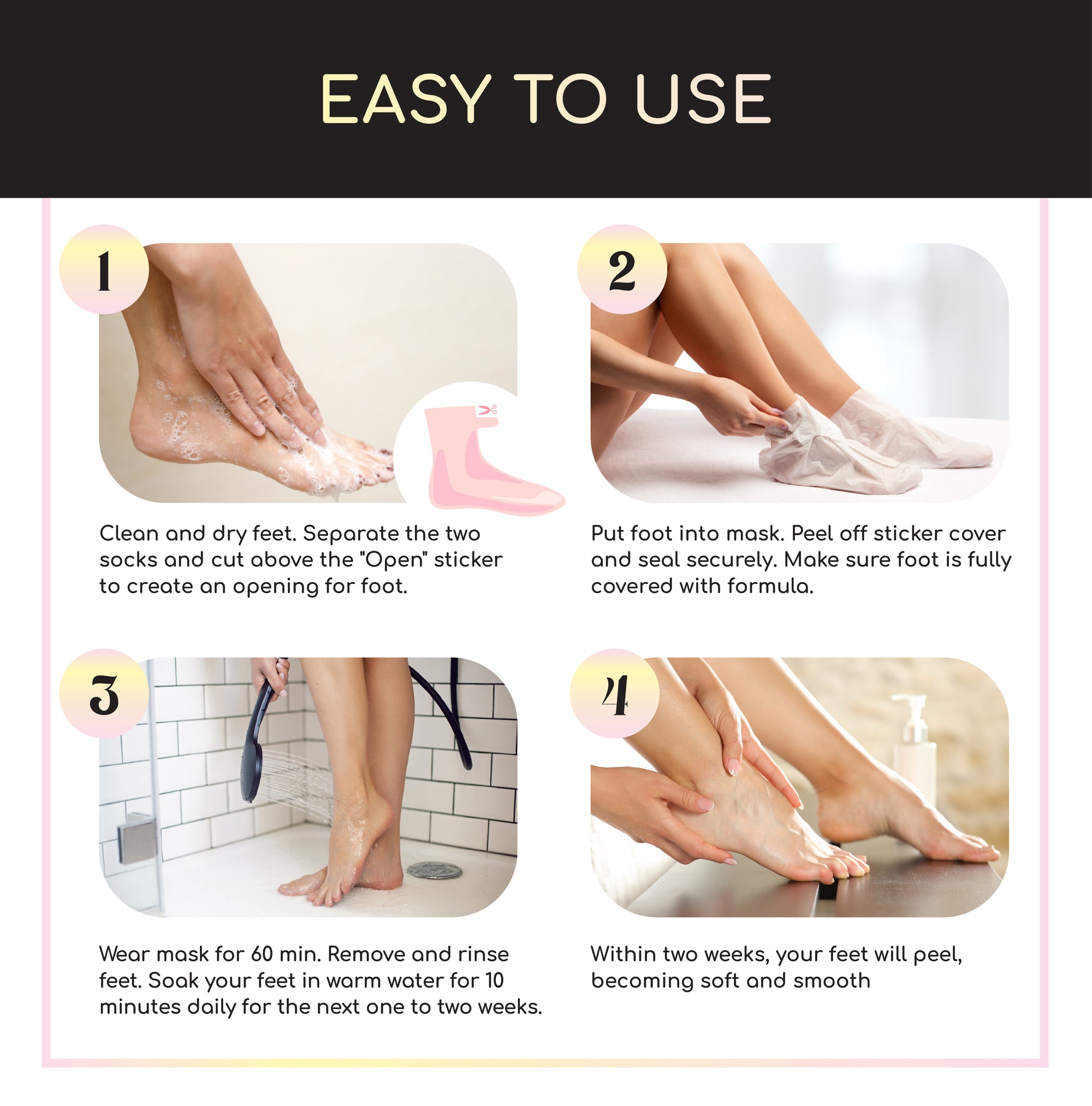 Prescia-Crescena Foot Peel Mask