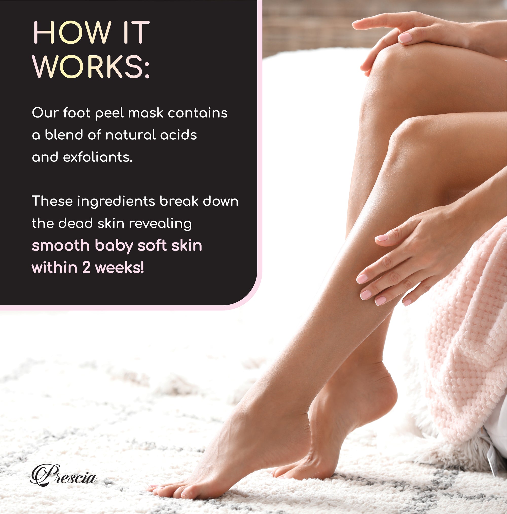 Prescia Exfoliating Foot Peel Mask